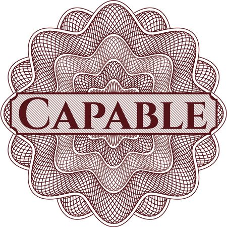 Capable linear rosette