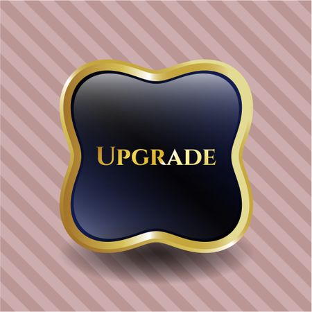 Upgrade gold emblem or badge