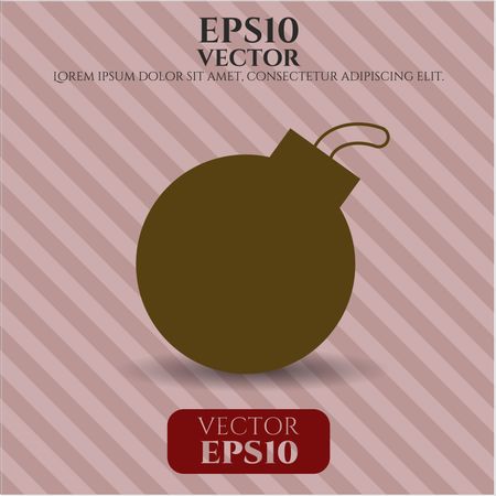 Bomb icon vector illustration