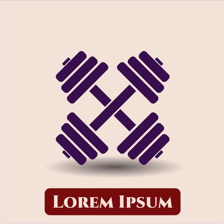 dumbbell-symbol-347566850 Dumbbell symbol