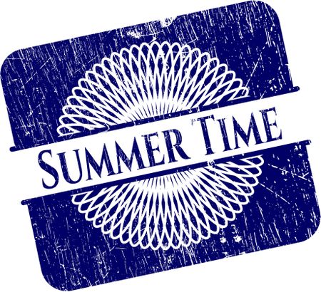 Summer Time rubber grunge seal