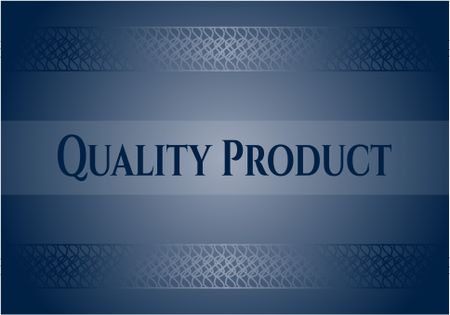 Quality Product banner or poster