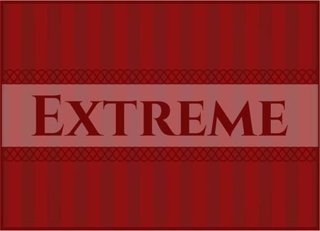 Extreme colorful banner