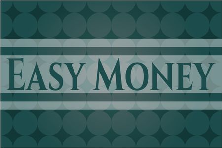 Easy Money colorful poster