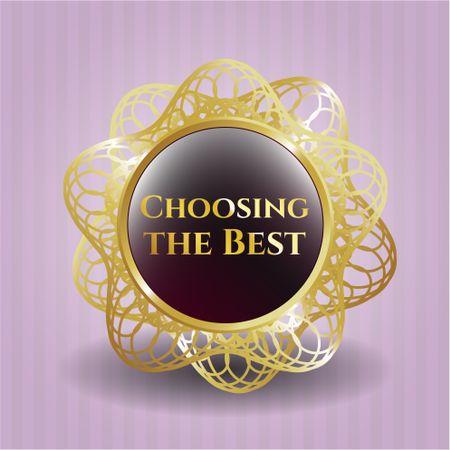 Choosing the Best golden emblem