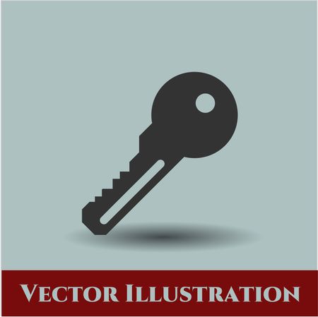 Key vector icon or symbol