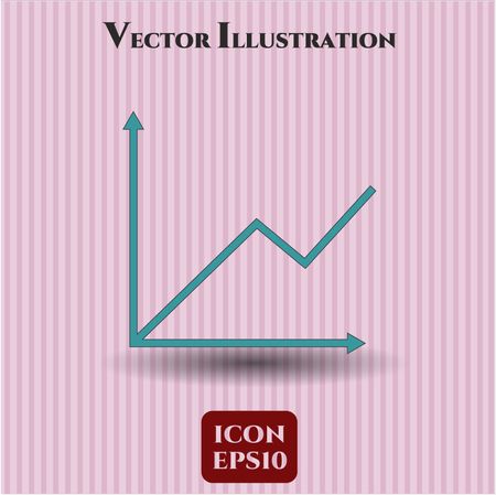 Chart vector icon