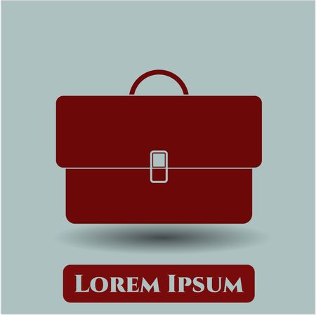 Briefcase icon vector illustration