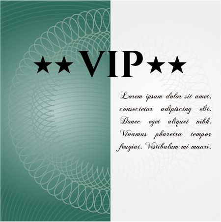 VIP colorful card