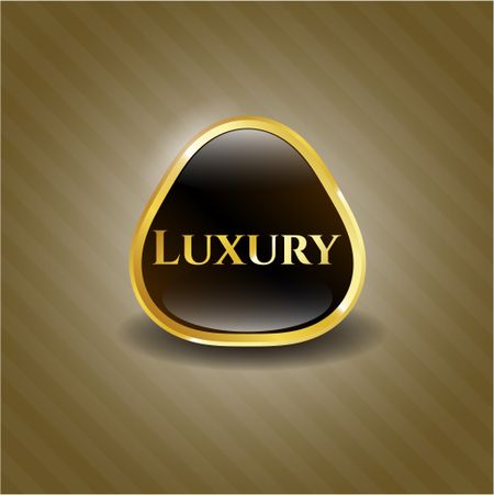 Luxury gold badge or emblem