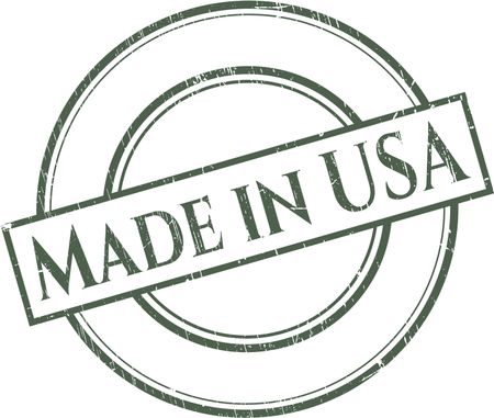 Made in USA rubber grunge texture seal