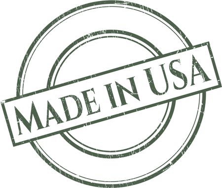 Made in USA rubber grunge texture seal