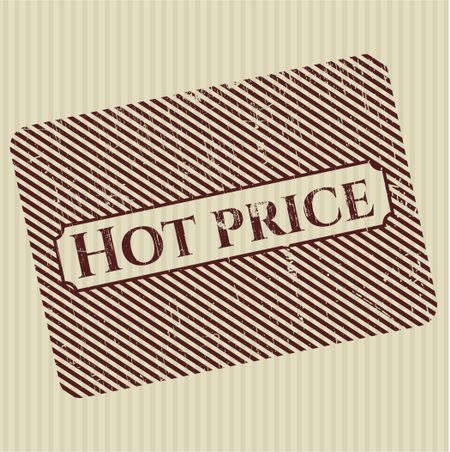 Hot Price grunge stamp