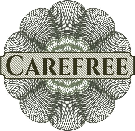 Carefree abstract linear rosette