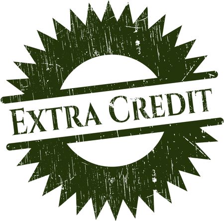 Extra Credit grunge seal