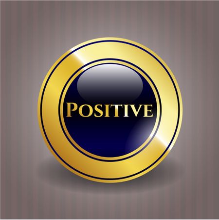Positive gold badge