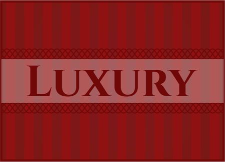 Luxury retro style card, banner or poster