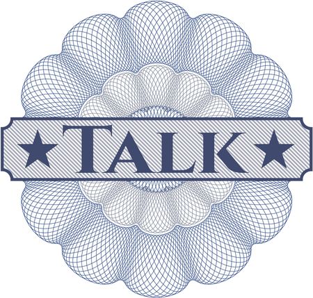 Talk abstract rosette