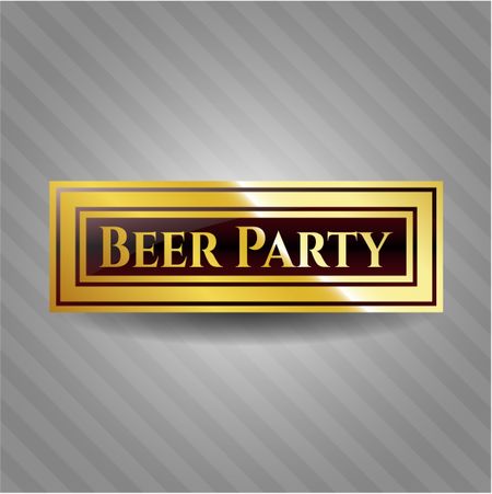 Beer Party shiny badge
