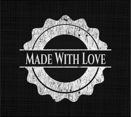 Made With Love chalkboard emblem