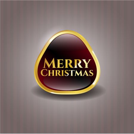 Merry Christmas shiny emblem