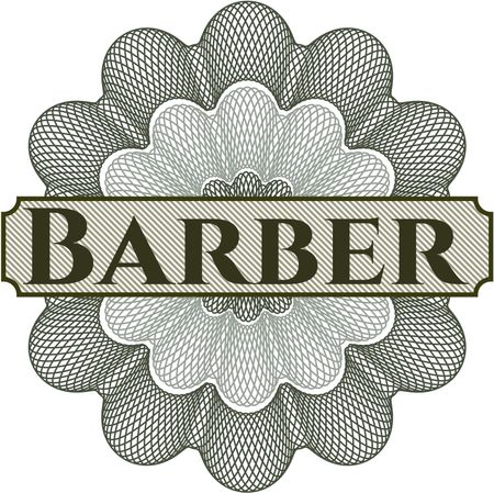 Barber linear rosette