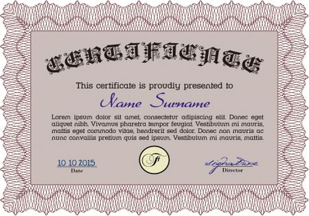 diploma-template-certificate-template-beauty-design-351552431 Diploma template or certificate template. Beauty design. With great quality guilloche pattern. Vector illustration.