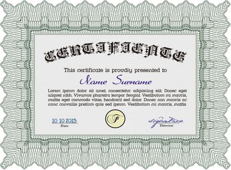 Diploma template. Customizable, Easy to edit and change colors.Easy to print. Superior design. 