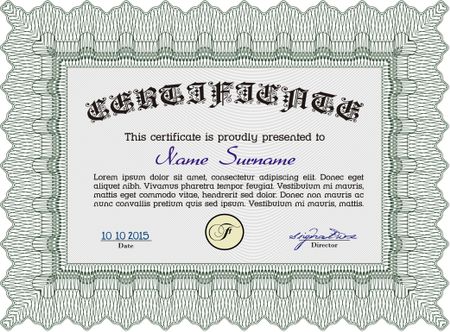 Diploma template. Customizable, Easy to edit and change colors.Easy to print. Superior design.