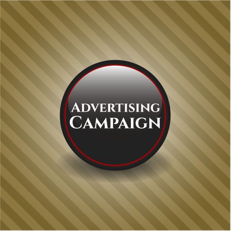 Advertising Campaign dark emblem