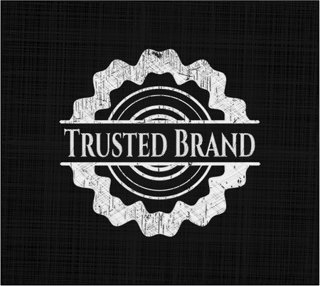 Trusted Brand on chalkboard