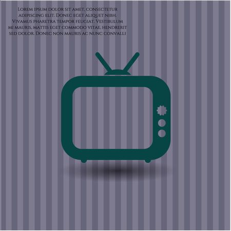 Old TV (Television) symbol