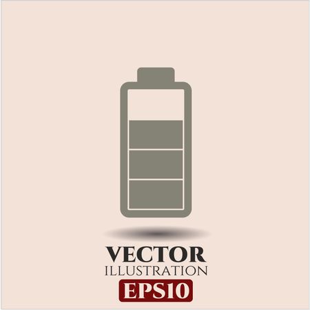 Battery vector icon