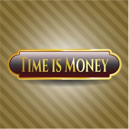 Time is Money golden emblem