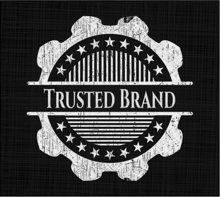 Trusted Brand chalkboard emblem