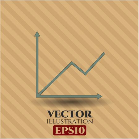 Chart vector symbol