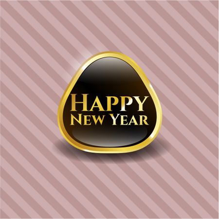 Happy New Year gold badge