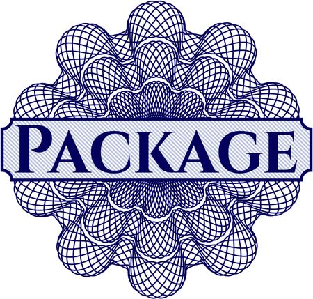 Package abstract rosette