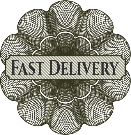 Fast Delivery abstract linear rosette