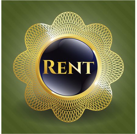 Rent gold badge or emblem