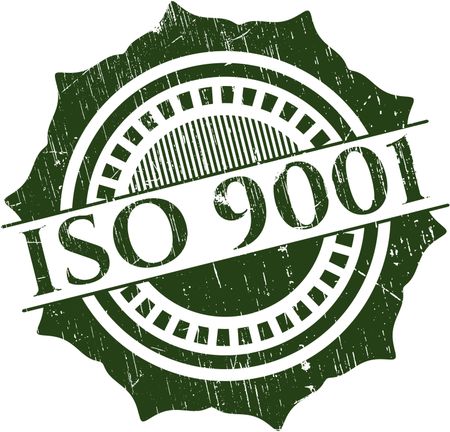 ISO 9001 rubber grunge texture seal