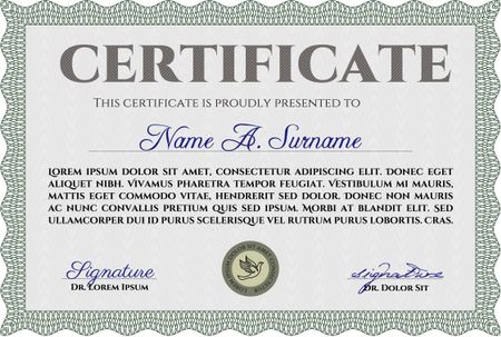 Certificate. Beauty design. Vector pattern that is used in money and certificate.With linear background. 