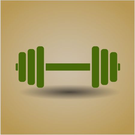 Dumbbell icon vector illustration