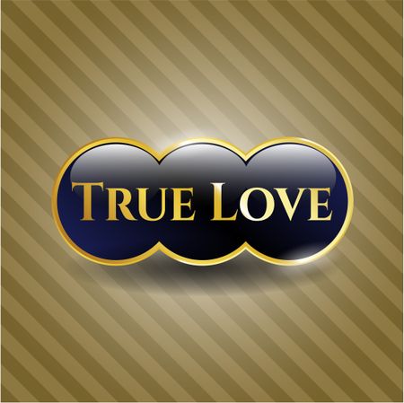 True Love gold badge