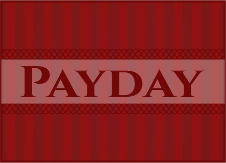 Payday banner or poster