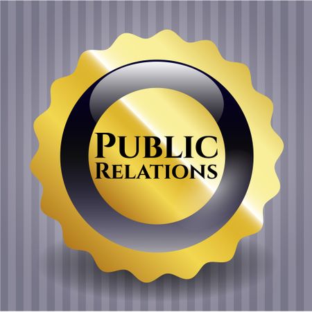 Public Relations gold badge