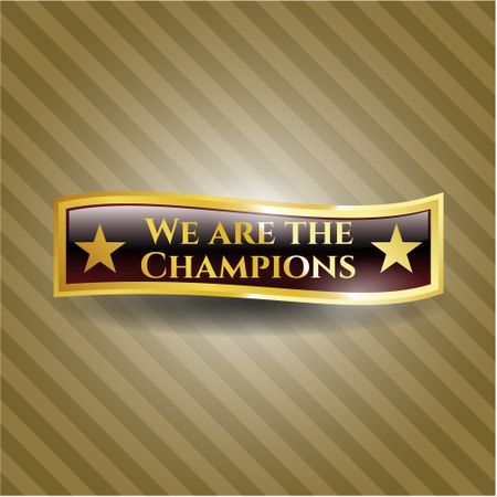 We are the Champions gold badge