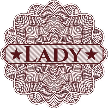 Lady linear rosette