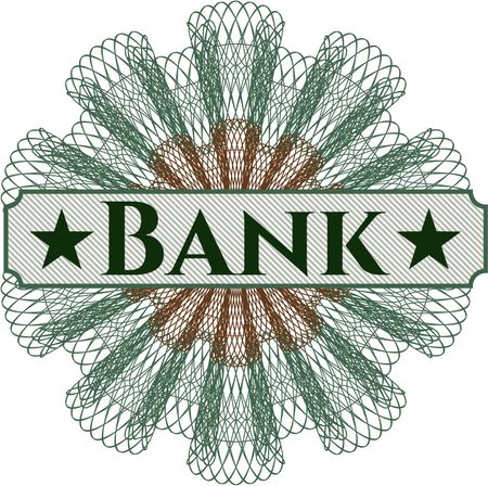 Bank money style rosette