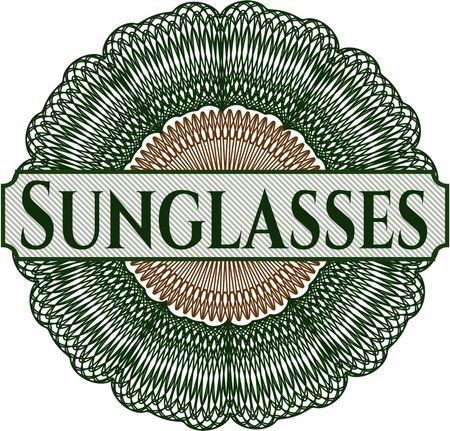 Sunglasses rosette